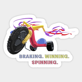 Big Wheel 3 Sticker